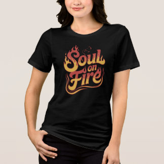 Själ i brand t shirt