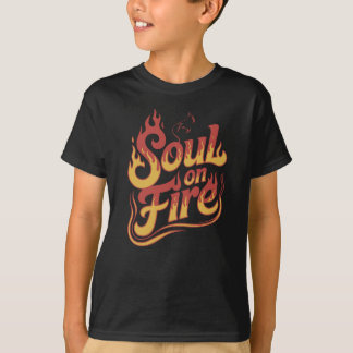 Själ i brand t shirt