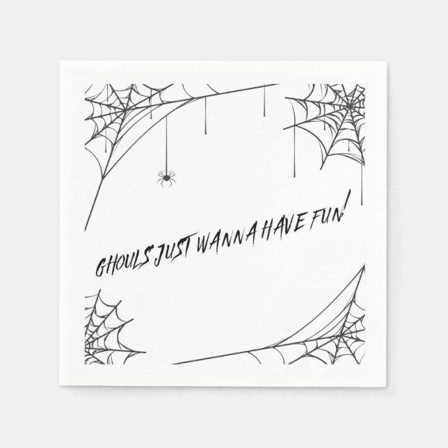 själar vill bara ha roligt - lyxcocktail pappersservett (Framsidan)