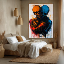 Själarnas dualitet Samtida expressionistisk konst