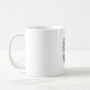 Själavscykla Fjärde Ut Patriotisk Anka Vektor Tröj Kaffemugg