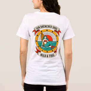 Själen av en soldränkt sjöjungfru Vild och fri h T Shirt