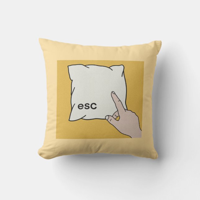 själens flyktknapp kudde (Framsida)