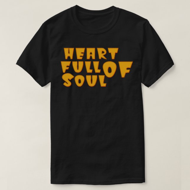 själens hjärta fullt t shirt (Design framsida)