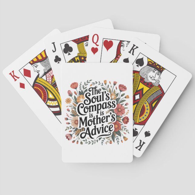 Själens kompass är moders råd casinokort (Baksidan)