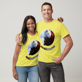 själens vänner vargdesign t shirt