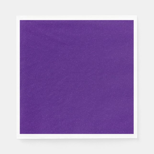 Sjalettpapper med anpassad lila glittereffekt pappersservett (Framsidan)