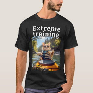 själfi meme-cat selfie kayak paddle t shirt