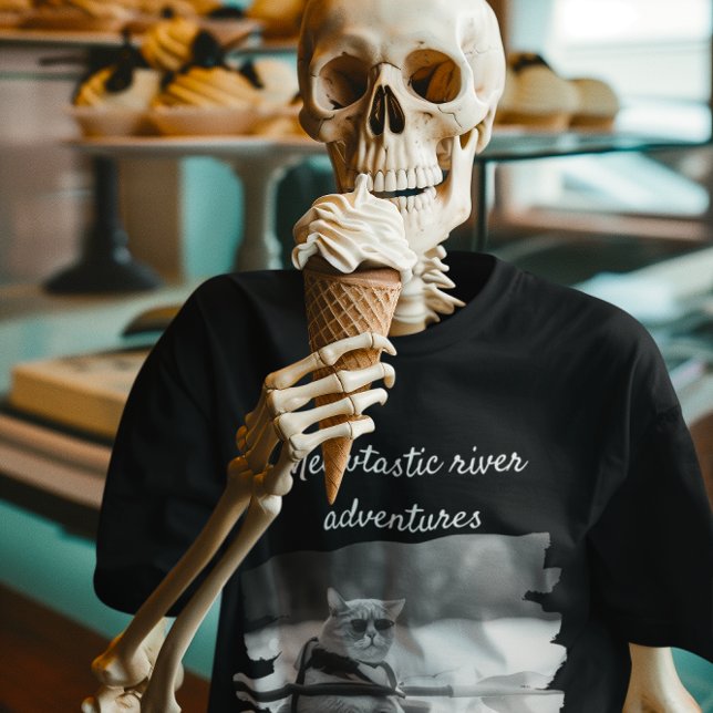 själfi meme från katt selfie katt selfie kayak pad t shirt (Skapare uppladdad)