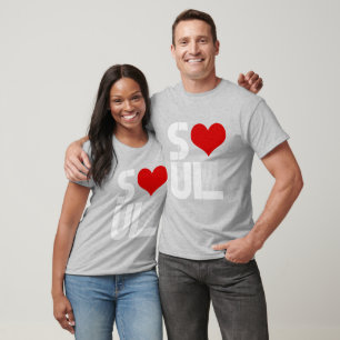SJÄLLSKOMPIS HJÄRTA VÄNSTER - VIT -.png T-shirt