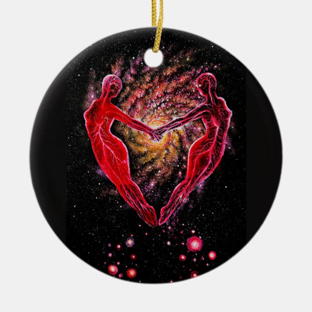 Själmatsanslutning Julgransprydnad Keramik (Framsidan)