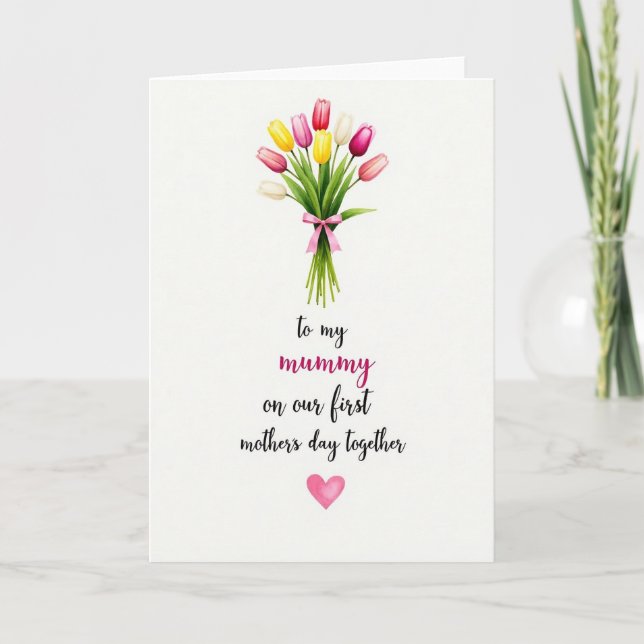 Själsfrände Blomsterbukett Kort (Framsida)