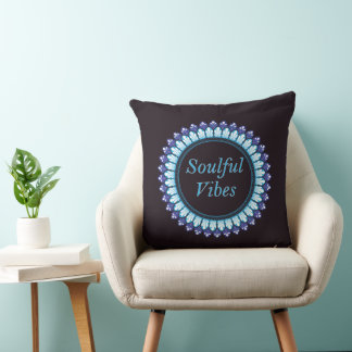 Själsfull mandala-stämning kudde