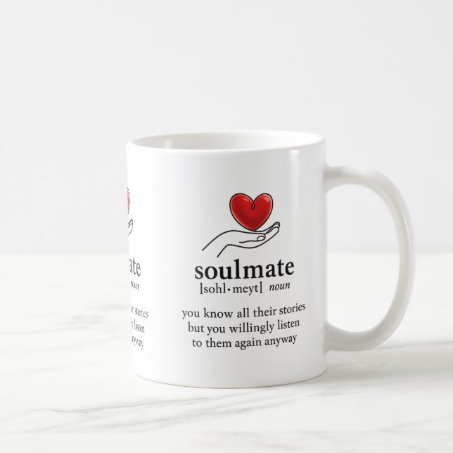 “Själskatt present till honom eller henne på Alla  Kaffemugg (Höger)