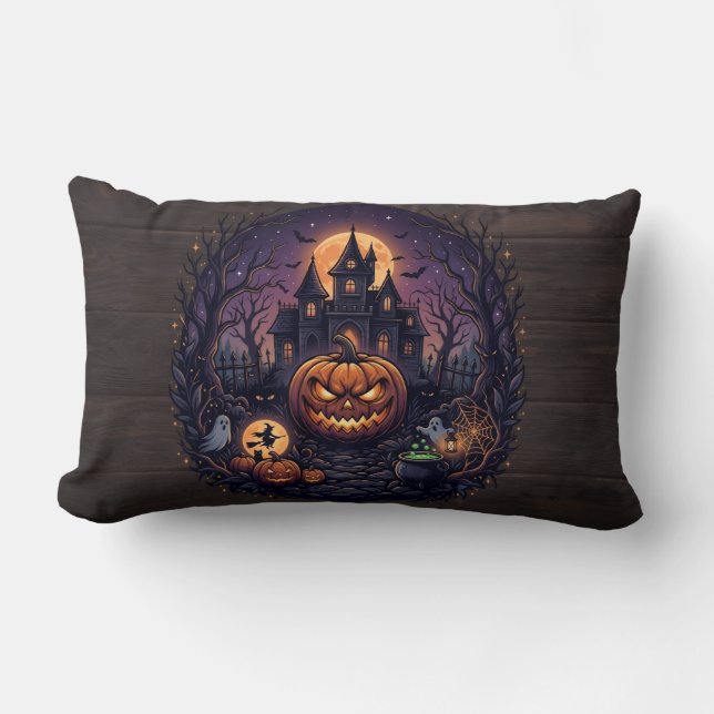 Själsmanor Halloween Kudd Lumbarkudde (Framsida)