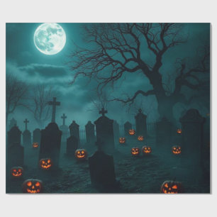 Själsödande kyrkogård Halloween presentpapper – fa