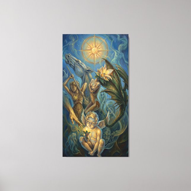 Själsuppvaknande | Sträckt Canvas (Framsida)