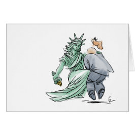 Själv - försvarfrihet hälsningskort