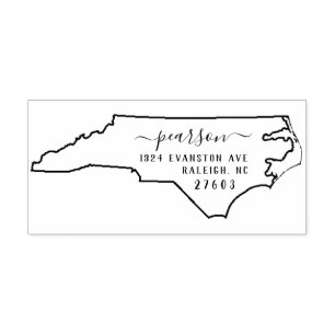Själv-Inking för North Carolina Självfärgande Stämpel