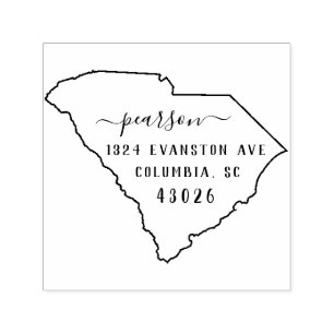 Själv-Inking för South Carolina Självfärgande Stämpel