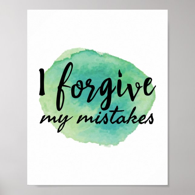 själv inspirerande ord från kärlek för självvård poster (Framsidan)