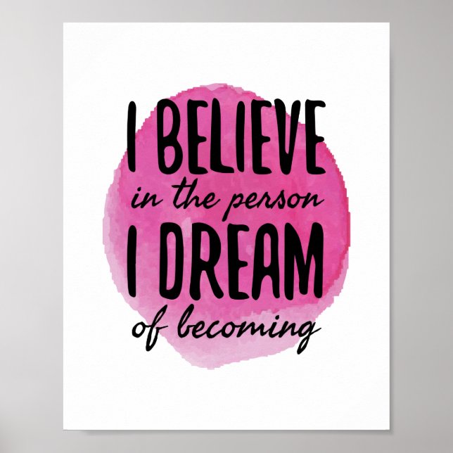 själv-kärlek motiverade ord för självvård poster (Framsidan)