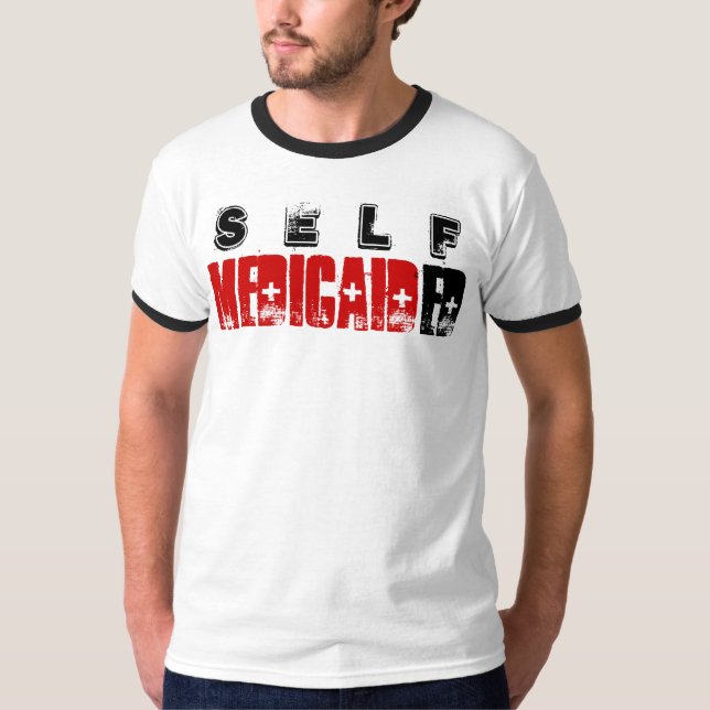 Själv-Medicaided Tee Shirt (Framsida)