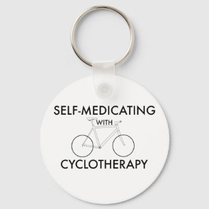 Själv-medicating med cyclotherapy nyckelring