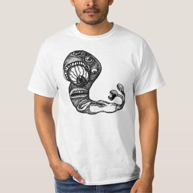 Själv-Medveten mask T-shirt (Framsida)