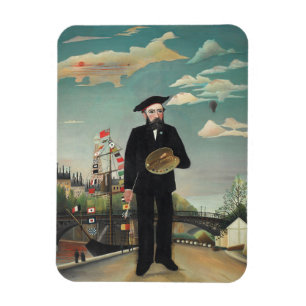 Själv: Porträtt – Landskap, Henri Rousseau 1890 Magnet