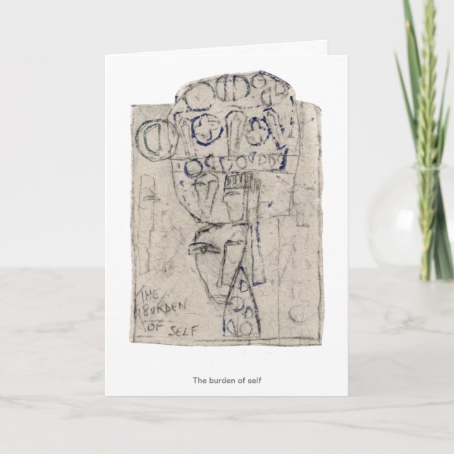 Själva bördan - kort (Framsida)