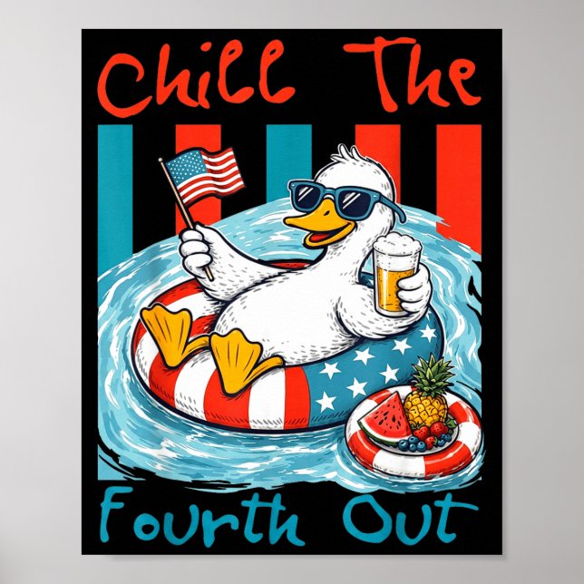 Själva den fjärde patriotiska ankan oberoende poster (Framsidan)