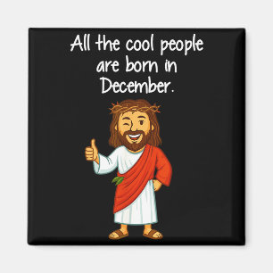 Själva Folk Föds I December Kristna Jul Bi Magnet