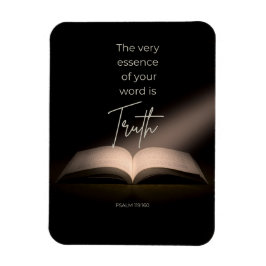 Själva kärnan i Ord är sanning - bibel Magnet
