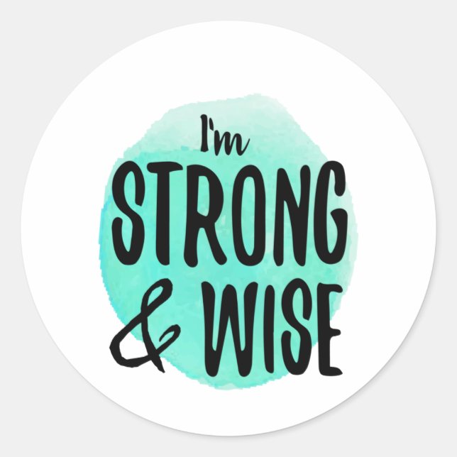 självaccepterande inspirationsbekräftelser runt klistermärke (Framsida)