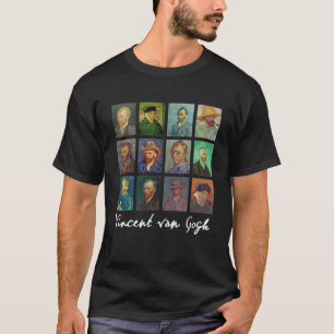 Självaste porträtt av Vincent Van Gogh Art Paint T Shirt