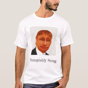 Självbelåten T-tröja för trumfPutin ansikte T Shirt