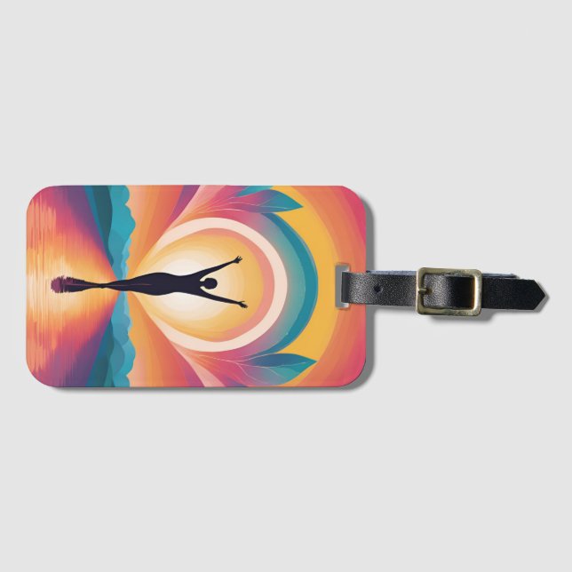 Självbestämmande och självbestämmande för Kärlek Bagagebricka (Framsida horisontal)