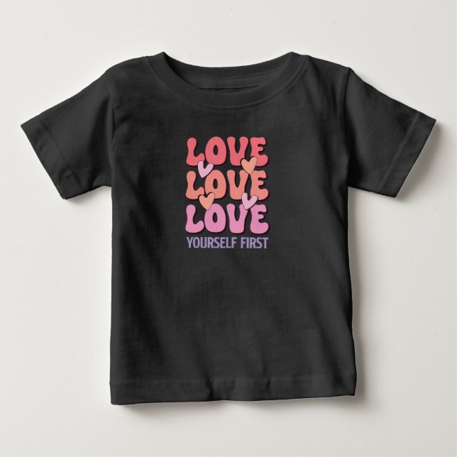Självbetjäning av Kärlek T Shirt (Framsida)