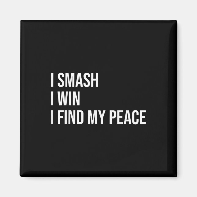 Självbetjäningsoffert för Badminton Player-PM Magnet (Framsidan)