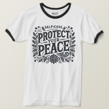 Självbetjäningsskydd Peace Manar Ringinger T-Shirt