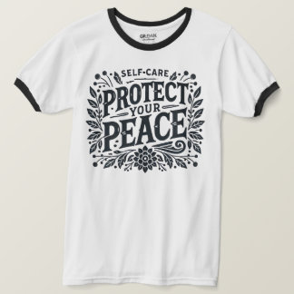 Självbetjäningsskydd Peace Manar Ringinger T-Shirt