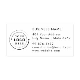 Självbläckande gummistämpel självfärgande stämpel