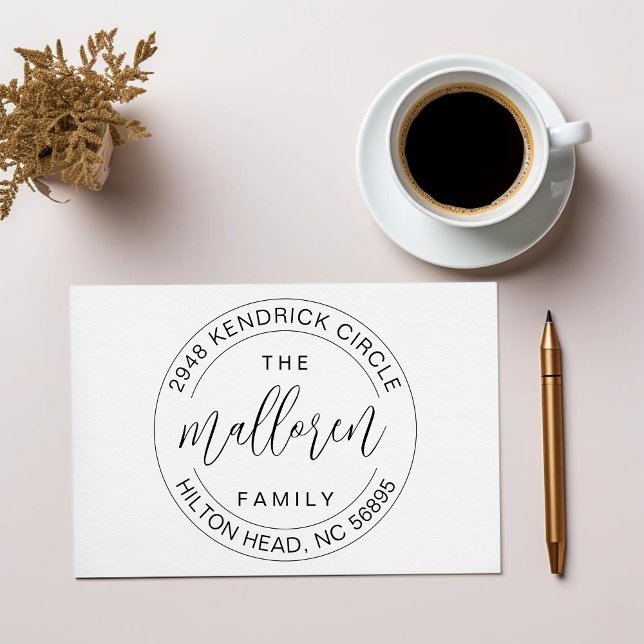 Självbläckande returadress HusvärmningspresentAnpa Stämpel (Skapare uppladdad)