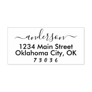 Självbläckande specialbeställd returadressstämpel självfärgande stämpel