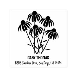 Självbläckande stämpel med purpurkragar