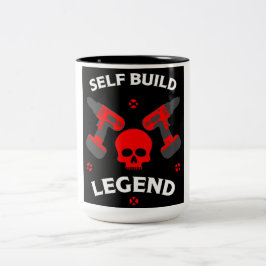 självbyggt hem Två-Tonad mugg