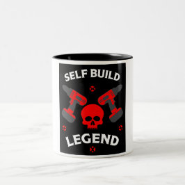 självbyggt hem Två-Tonad mugg
