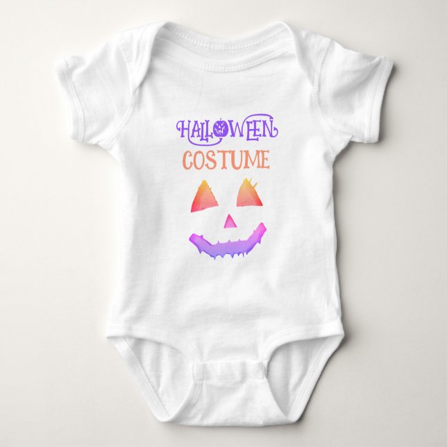 Självdesignad halloween-kostym Rolig Söt Bebis Små T Shirt (Framsida)