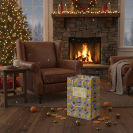 Självdesignad julpapperpåse med pepparkakor